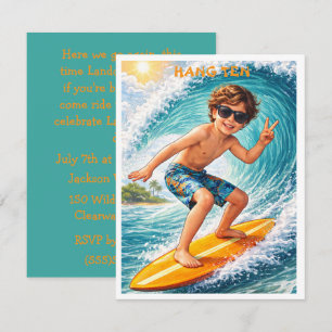 Invitation de téléchargement numérique pour fête d