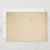 Invitation de télégramme d'anniversaire (Dos)