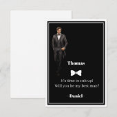 Invitation de témoin de mariage (Devant / Derrière)