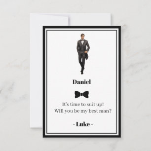 Invitation de témoin de mariage
