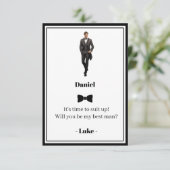 Invitation de témoin de mariage (Debout devant)