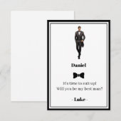 Invitation de témoin de mariage (Devant / Derrière)
