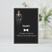 Invitation de témoin de mariage (Debout devant)