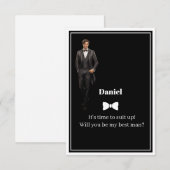 Invitation de témoin de mariage (Devant / Derrière)