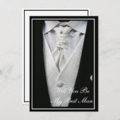 Invitation de témoin de mariage (Devant / Derrière)