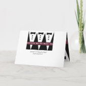 Invitation de témoin de mariage pour frère - Smoki (Dos)