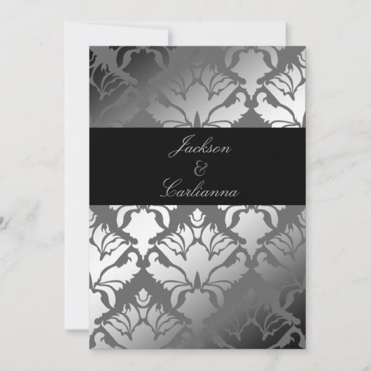 Invitation de tempête grise de Shimmer-311-Damask (Devant)
