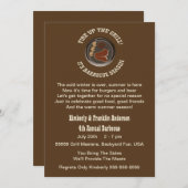 Invitation de temps de gril (Devant / Derrière)