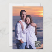 Invitation de Terracotta Floral Mariage damassé (Dos)