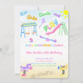 Invitation de terrain de jeu (Devant)