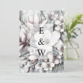 Invitation de texte calligraphie minimaliste (Debout devant)