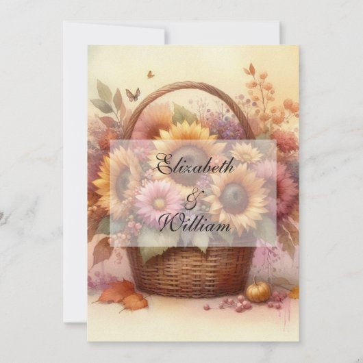 Invitation de texte calligraphie minimaliste (Devant)