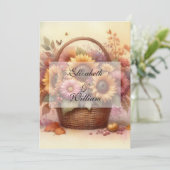 Invitation de texte calligraphie minimaliste (Debout devant)