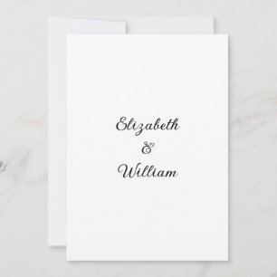Invitation de texte calligraphie minimaliste