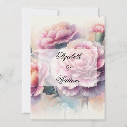 Invitation de texte calligraphie minimaliste (Devant)
