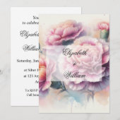 Invitation de texte calligraphie minimaliste (Devant / Derrière)