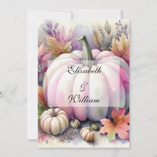 Invitation de texte calligraphie minimaliste (Devant)