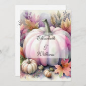 Invitation de texte calligraphie minimaliste (Devant / Derrière)