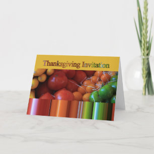 Invitation de Thanksgiving