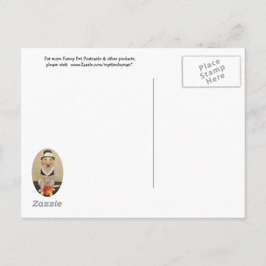 Invitation de Thanksgiving (Dos)