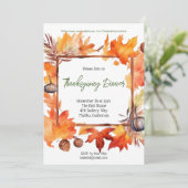 Invitation de Thanksgiving (Debout devant)