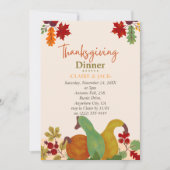 Invitation de Thanksgiving (Devant)