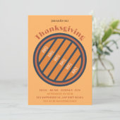 Invitation de Thanksgiving BBQ (Debout devant)