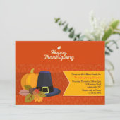 Invitation de Thanksgiving Bliss (Debout devant)