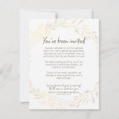 Invitation de Thanksgiving décontractée - Faites-l (Dos)