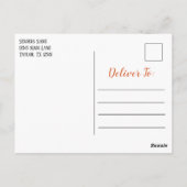 Invitation de Thanksgiving Écriture Pumpkin Patch (Dos)