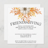 Invitation de Thanksgiving - éditable (Devant / Derrière)