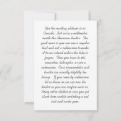 Invitation de Thanksgiving Modèle Vintage (Dos)