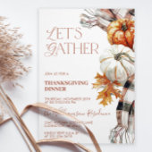 Invitation de Thanksgiving - Rassemblons-nous