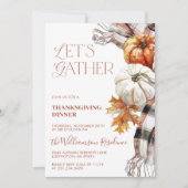 Invitation de Thanksgiving - Rassemblons-nous (Devant)