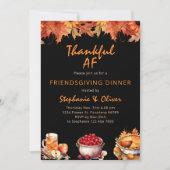 Invitation de Thanksgiving Remerciements AF Friend (Devant)