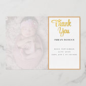 Invitation de Thanku Foil (Recto)