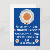Invitation de thé après-midi (Devant / Derrière)