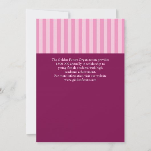 Invitation de thé d'après-midi (Dos)