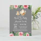 Invitation de thé de Fête de la mariée (Debout devant)