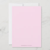 Invitation de thé de Fête de la mariée de robe de (Dos)