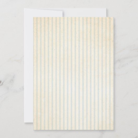 Invitation de thé de garçon (Dos)