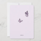 Invitation de thé de jardin (Dos)