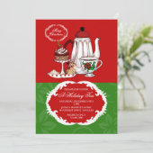 Invitation de thé de Noël (Debout devant)