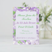 Invitation de thé de pensée (Debout devant)