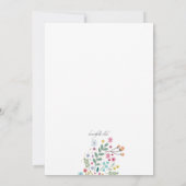 Invitation de théière (Dos)