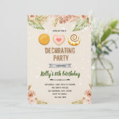 Invitation de thème de décoration de cookies boho (Debout devant)