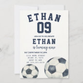 Invitation de thème de football imprimable (Devant)