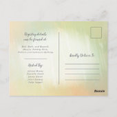 Invitation de thème de glace à la crème ramassée s (Dos)