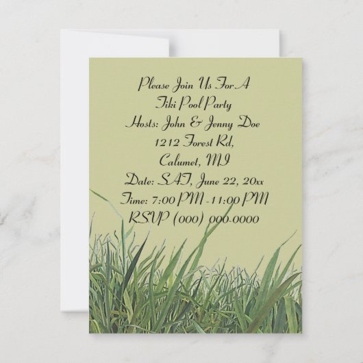 INVITATION DE THÈME DE SURVIVANT DE RÉCEPTION AU (Dos)