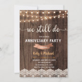 Invitation de thème rustique, nous le faisons touj (Devant)